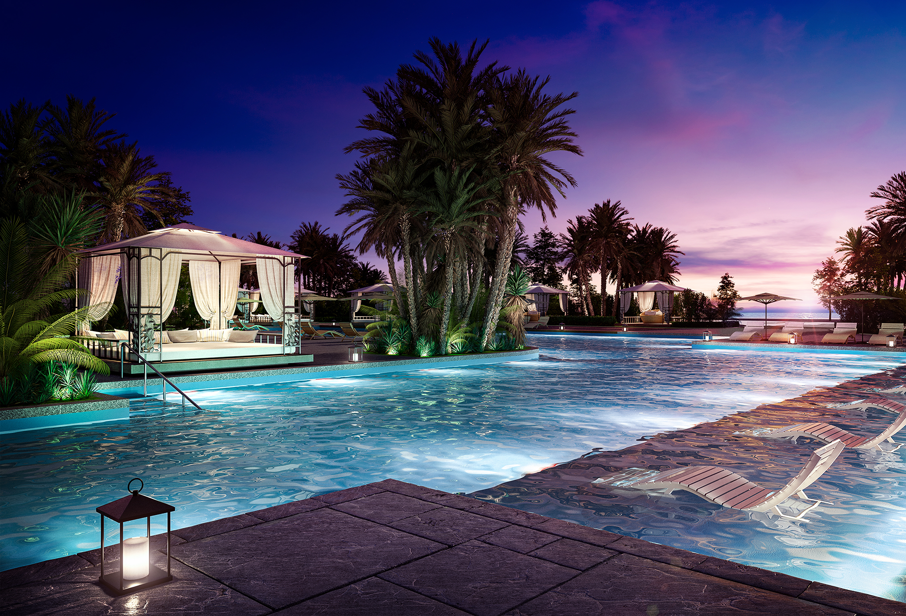 リゾートプールイメージ